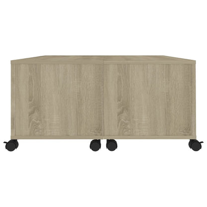 Salongbord Sofabord Sonoma Eik 75x75x38 cm