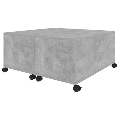 Salongbord Sofabord Betonggrå 75x75x38 cm