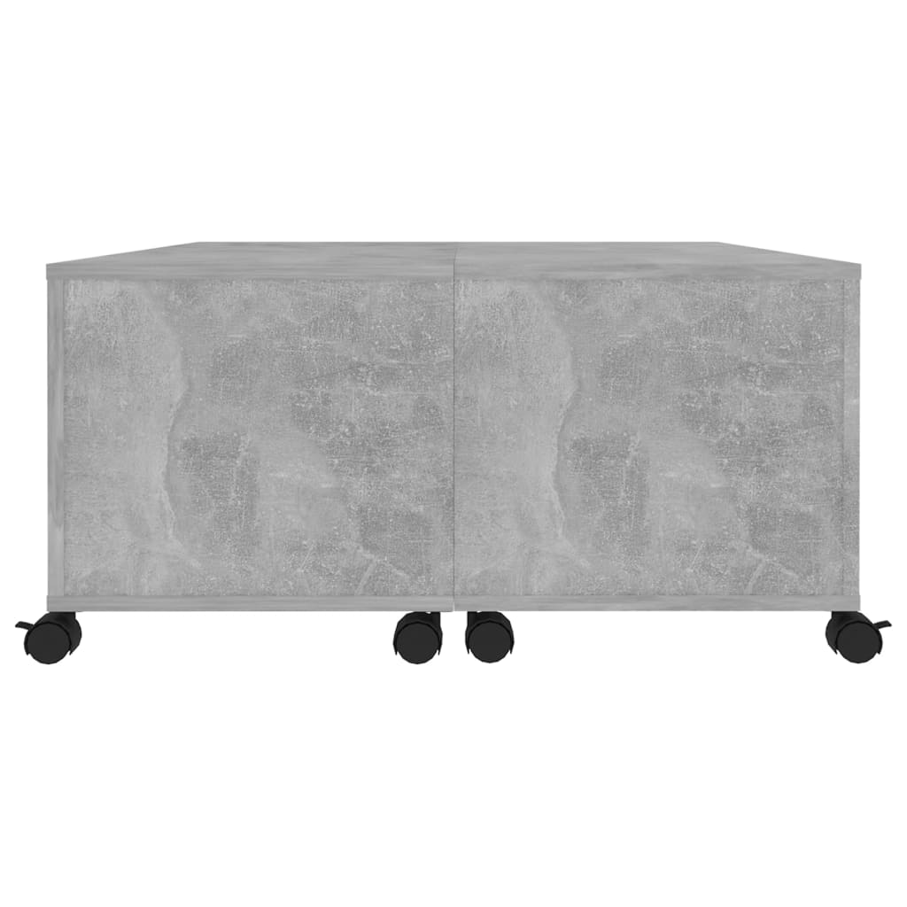 Salongbord Sofabord Betonggrå 75x75x38 cm