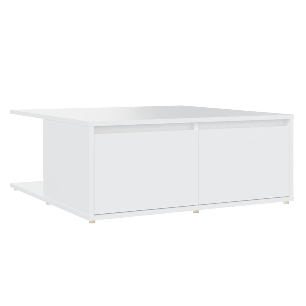 Salongbord Sofabord Hvit 80x80x31 cm