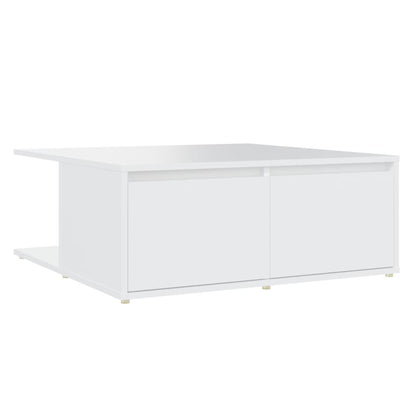 Salongbord Sofabord Hvit 80x80x31 cm