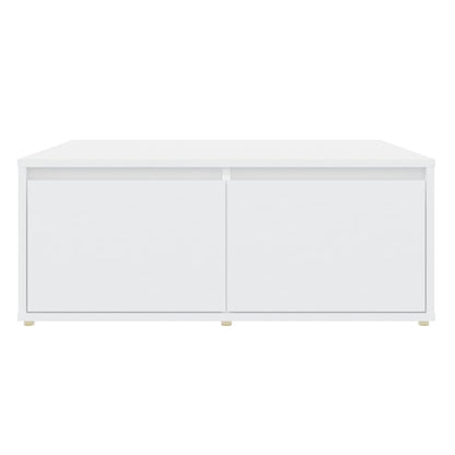 Salongbord Sofabord Hvit 80x80x31 cm