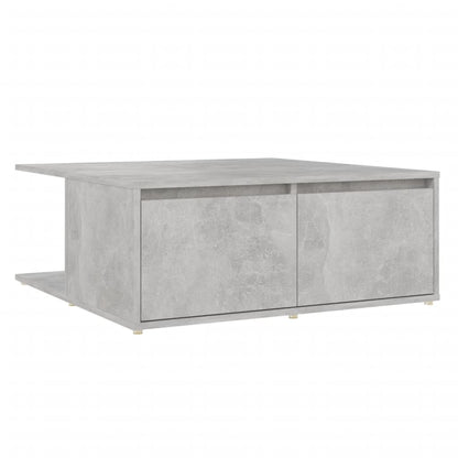Salongbord Sofabord Betonggrå 80x80x31 cm