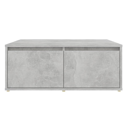 Salongbord Sofabord Betonggrå 80x80x31 cm