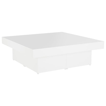 Salongbord Sofabord Hvit 90x90x28 cm