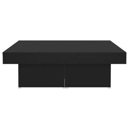 Salongbord Sofabord Svart 90x90x28 cm