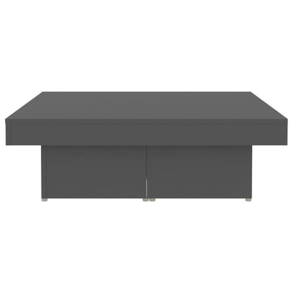 Salongbord Sofabord Grå 90x90x28 cm