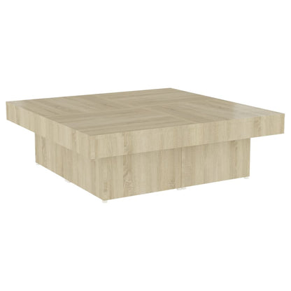 Salongbord Sofabord Sonoma Eik 90x90x28 cm