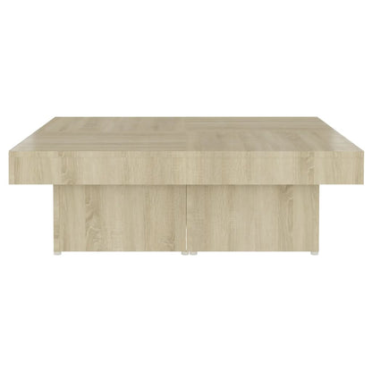 Salongbord Sofabord Sonoma Eik 90x90x28 cm