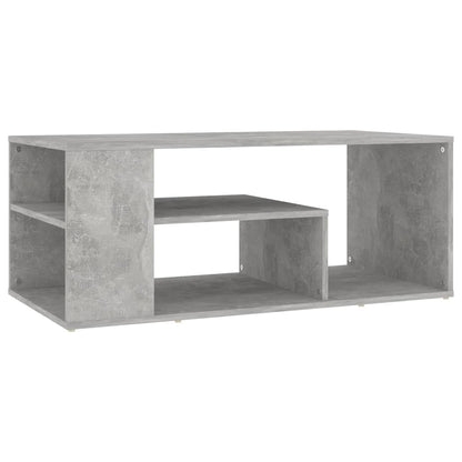 Salongbord Sofabord Betonggrå 100x50x40 cm