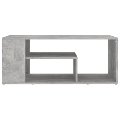 Salongbord Sofabord Betonggrå 100x50x40 cm