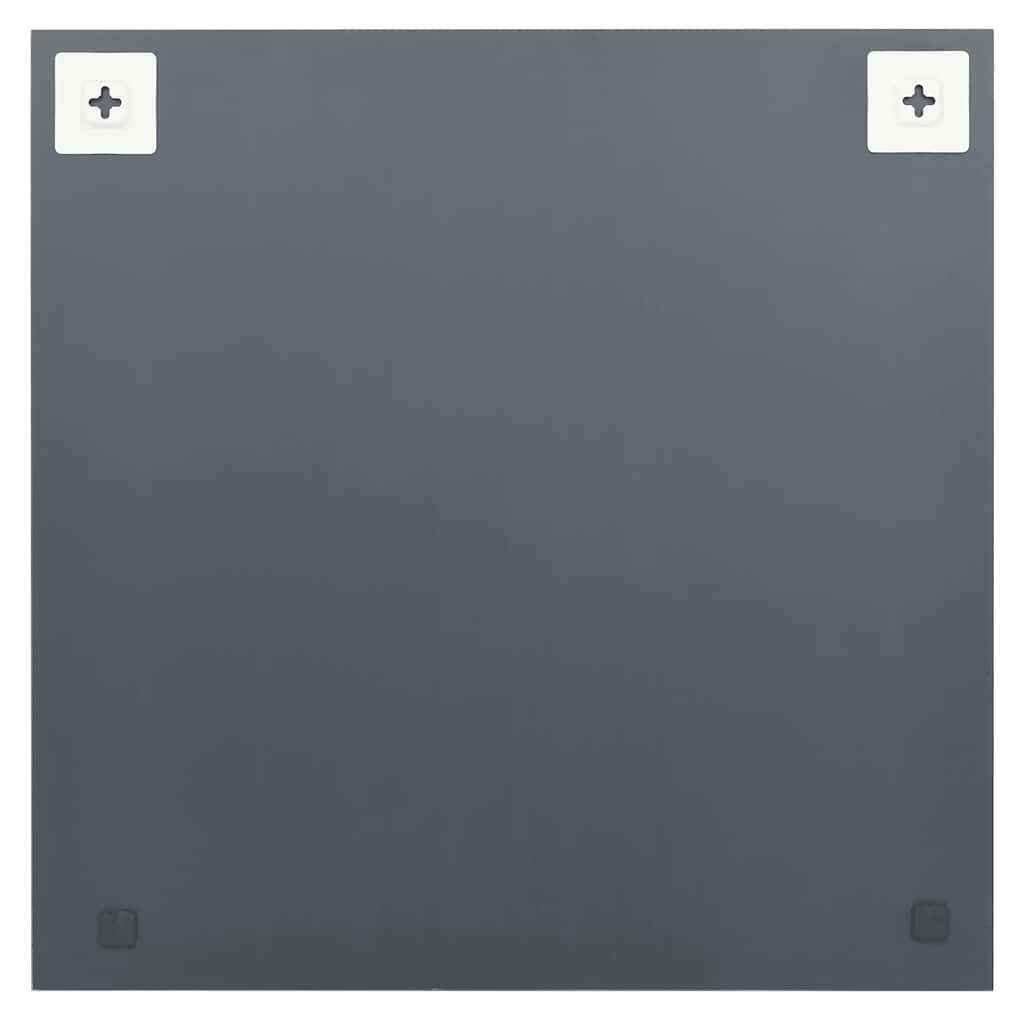 Veggspeil med LED-lys firkantet glass