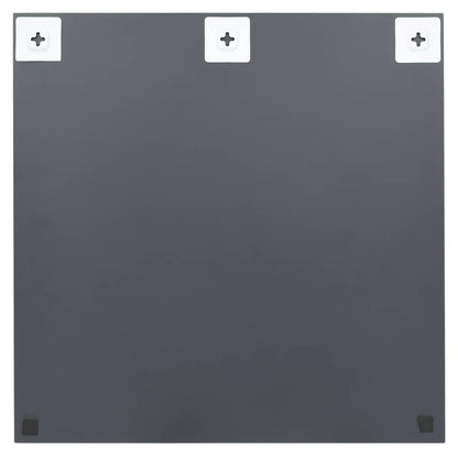 Veggspeil med LED-lys firkantet glass