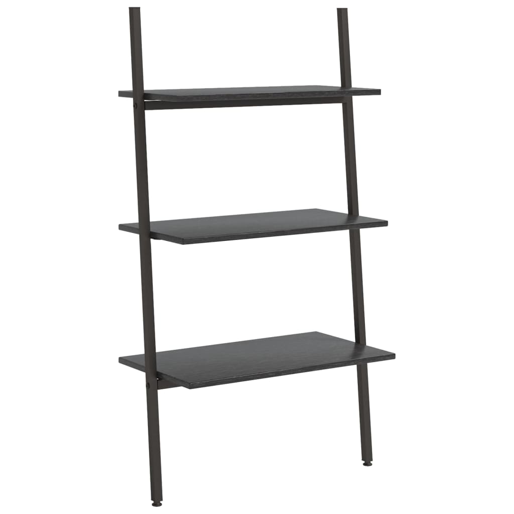 Stigehyller 3 etasjer svart 64x34x116 cm