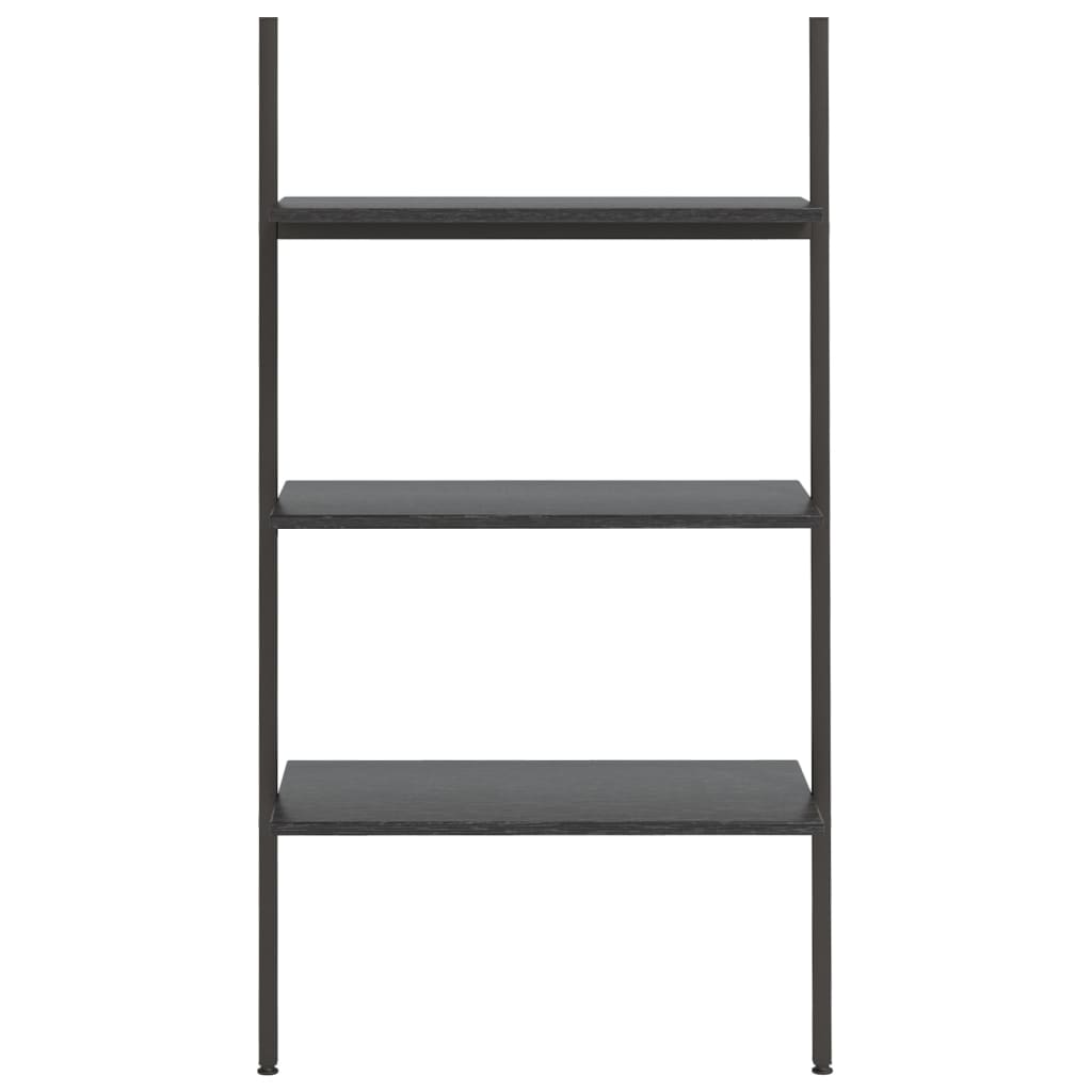 Stigehyller 3 etasjer svart 64x34x116 cm