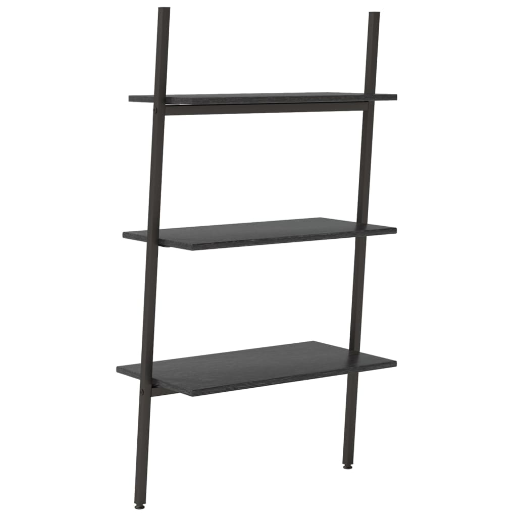 Stigehyller 3 etasjer svart 64x34x116 cm