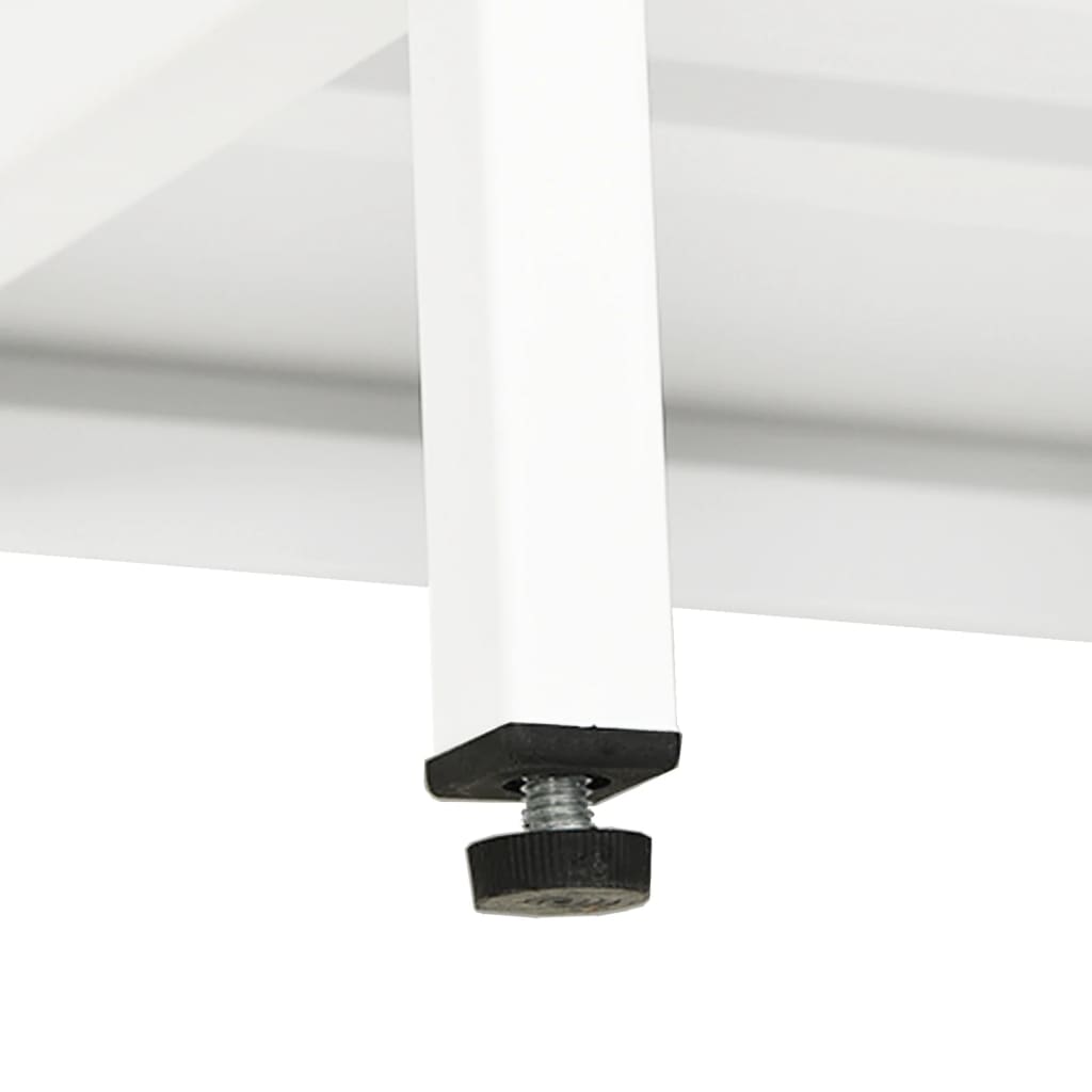 TV-Møbel DIV. Hvit TV-benk 90x30x44 cm glass