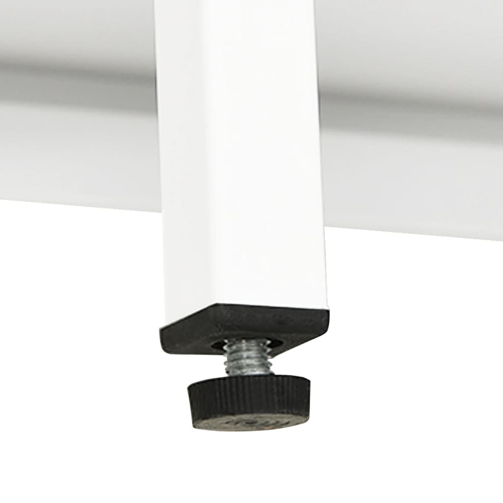 Skjenk DIV. Hvit 70x35x70 cm glass