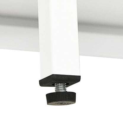 Skjenk DIV. Hvit 70x35x70 cm glass