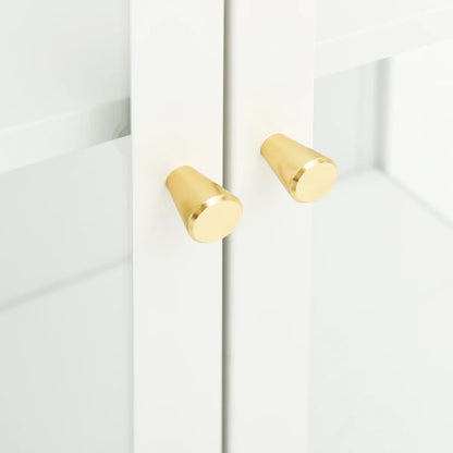 Skjenk DIV. Hvit 75x35x105 cm glass