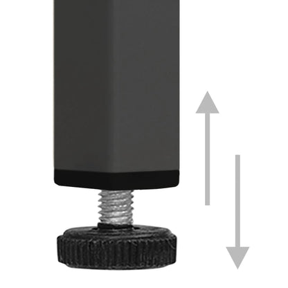 Kommode DIV. antrasitt 80x35x101,5 cm stål