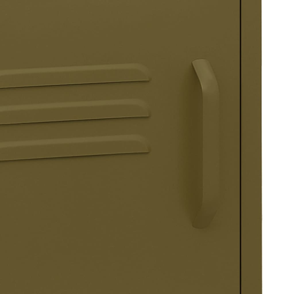 Nattbord Sengbord DIV. olivengrønn 35x35x51 cm stål