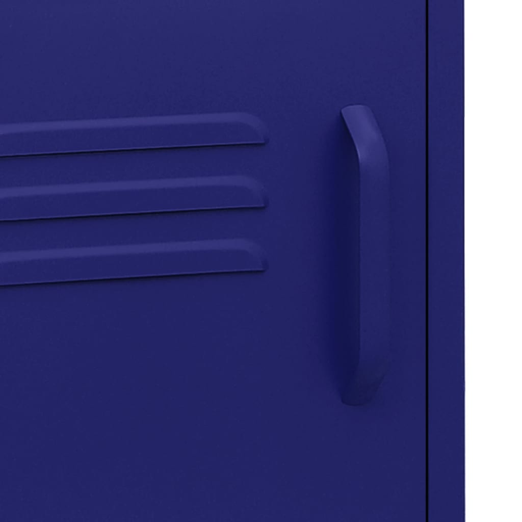 Nattbord Sengbord DIV. marineblå 35x35x51 cm stål