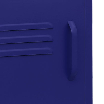 Nattbord Sengbord DIV. marineblå 35x35x51 cm stål