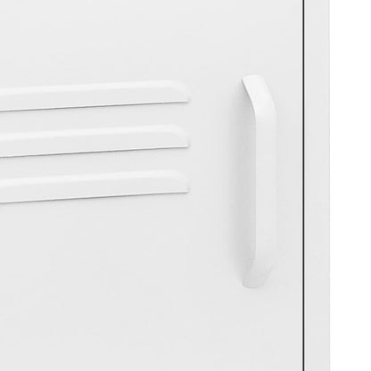 Nattbord Sengbord DIV. Hvit 35x35x51 cm stål