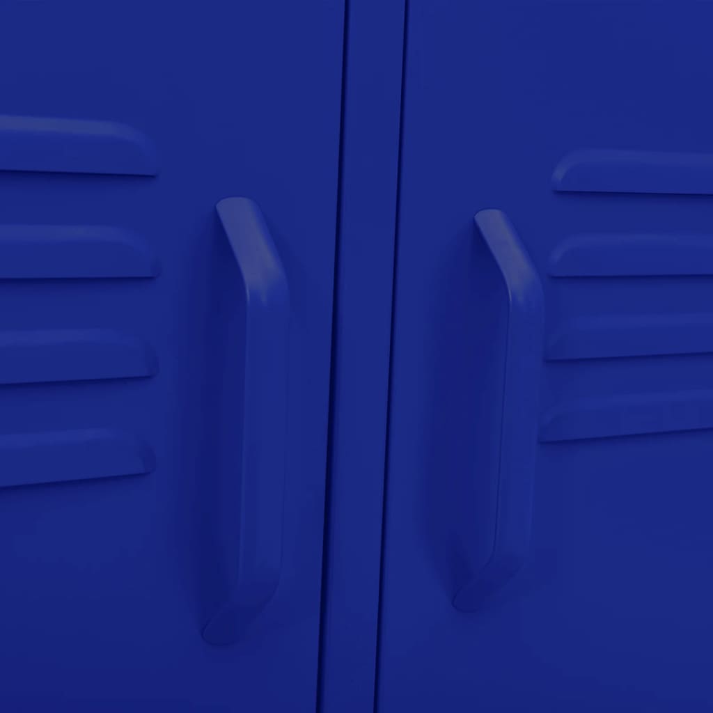 TV-Møbel DIV. TV-benk marineblå 105x35x50 cm stål