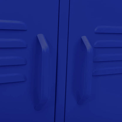 TV-Møbel DIV. TV-benk marineblå 105x35x50 cm stål