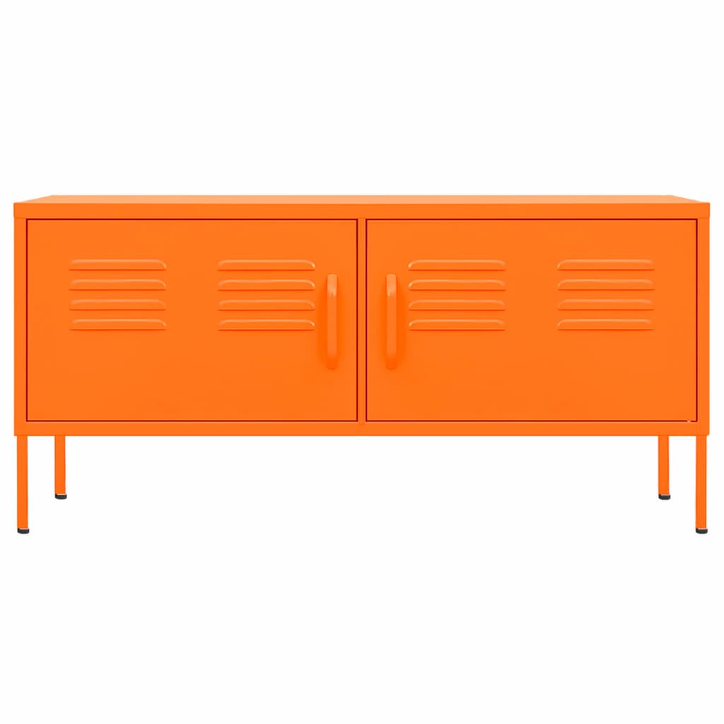 TV-Møbel DIV. TV-benk oransje 105x35x50 cm stål
