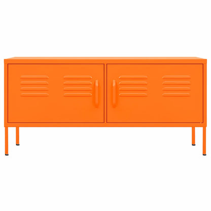 TV-Møbel DIV. TV-benk oransje 105x35x50 cm stål