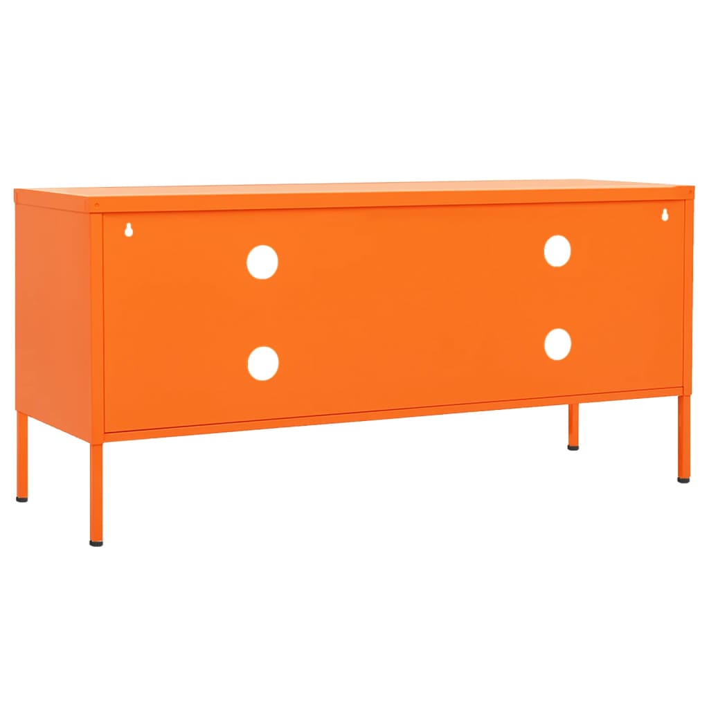 TV-Møbel DIV. TV-benk oransje 105x35x50 cm stål