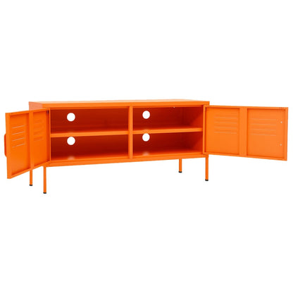 TV-Møbel DIV. TV-benk oransje 105x35x50 cm stål