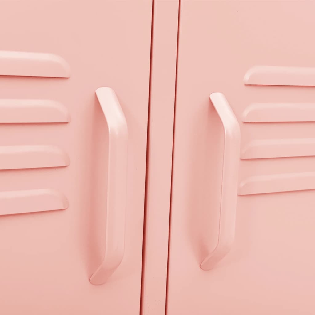 TV-Møbel DIV. TV-benk rosa 105x35x50 cm stål