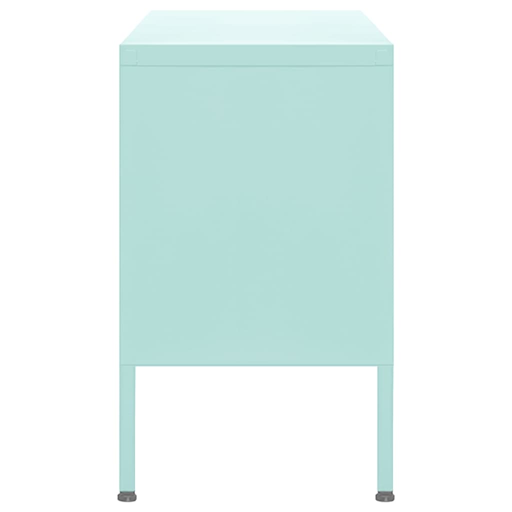 TV-Møbel DIV. TV-benk myntegrønn 105x35x50 cm stål