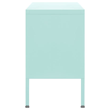 TV-Møbel DIV. TV-benk myntegrønn 105x35x50 cm stål