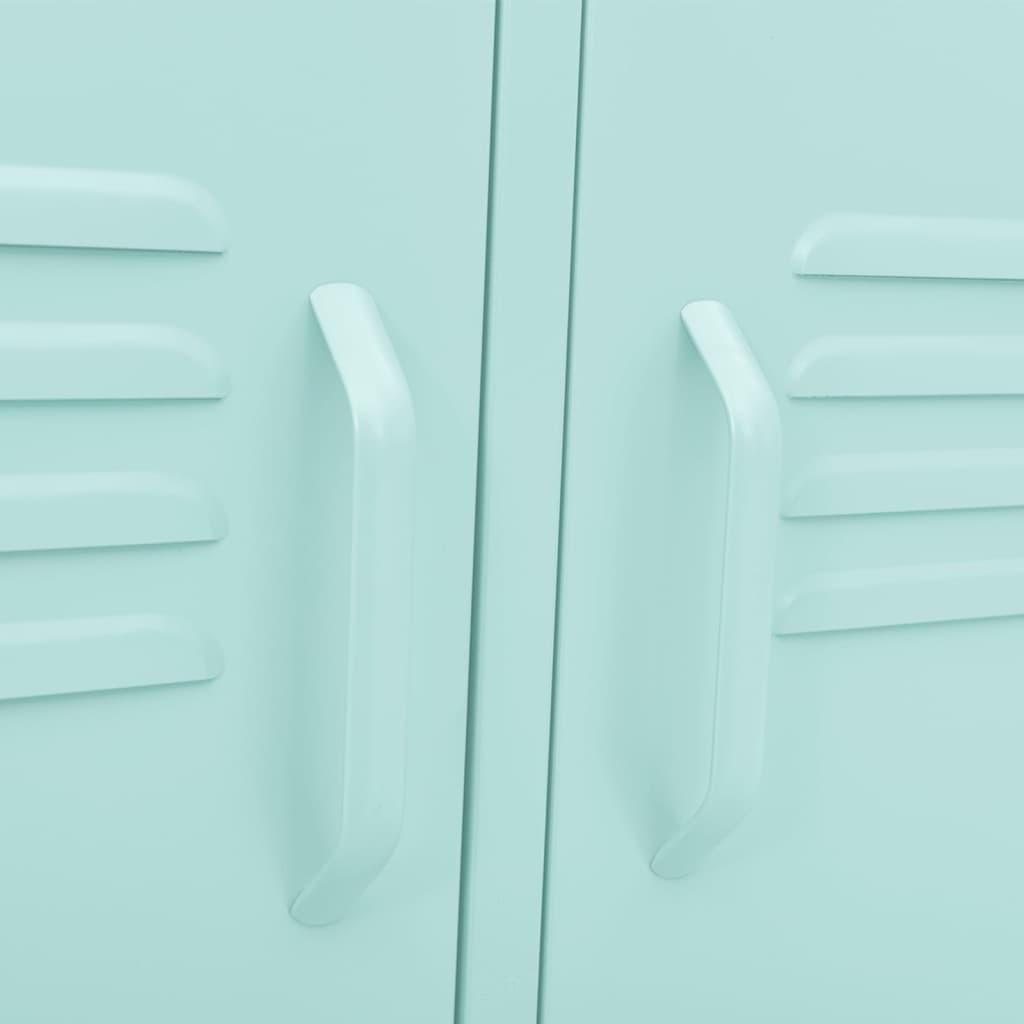 TV-Møbel DIV. TV-benk myntegrønn 105x35x50 cm stål