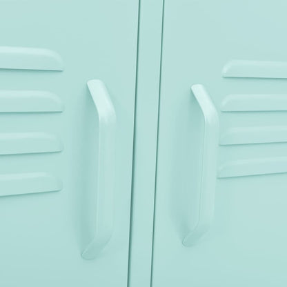 TV-Møbel DIV. TV-benk myntegrønn 105x35x50 cm stål