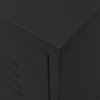 TV-Møbel DIV. TV-benk Svart 105x35x50 cm stål