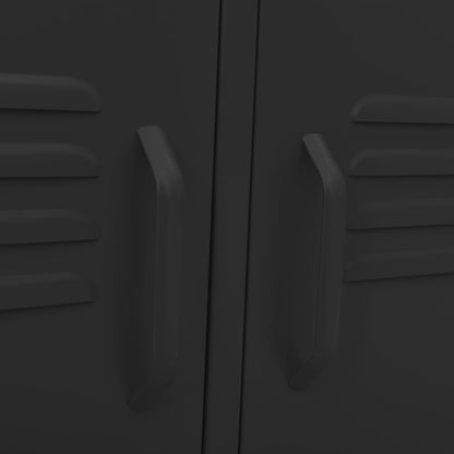 TV-Møbel DIV. TV-benk Svart 105x35x50 cm stål