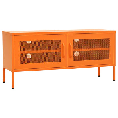 TV-Møbel DIV. TV-benk oransje 105x35x50 cm stål