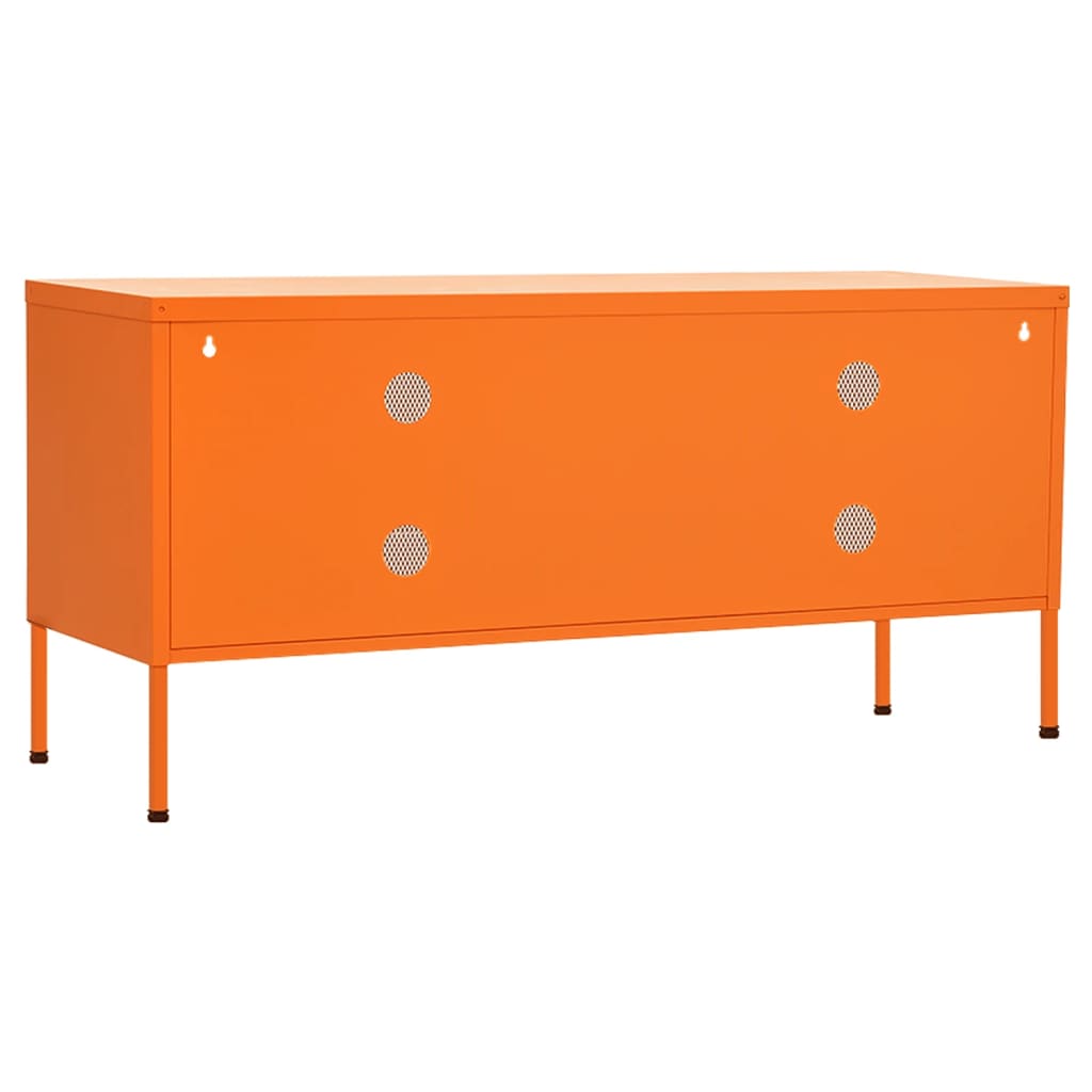 TV-Møbel DIV. TV-benk oransje 105x35x50 cm stål
