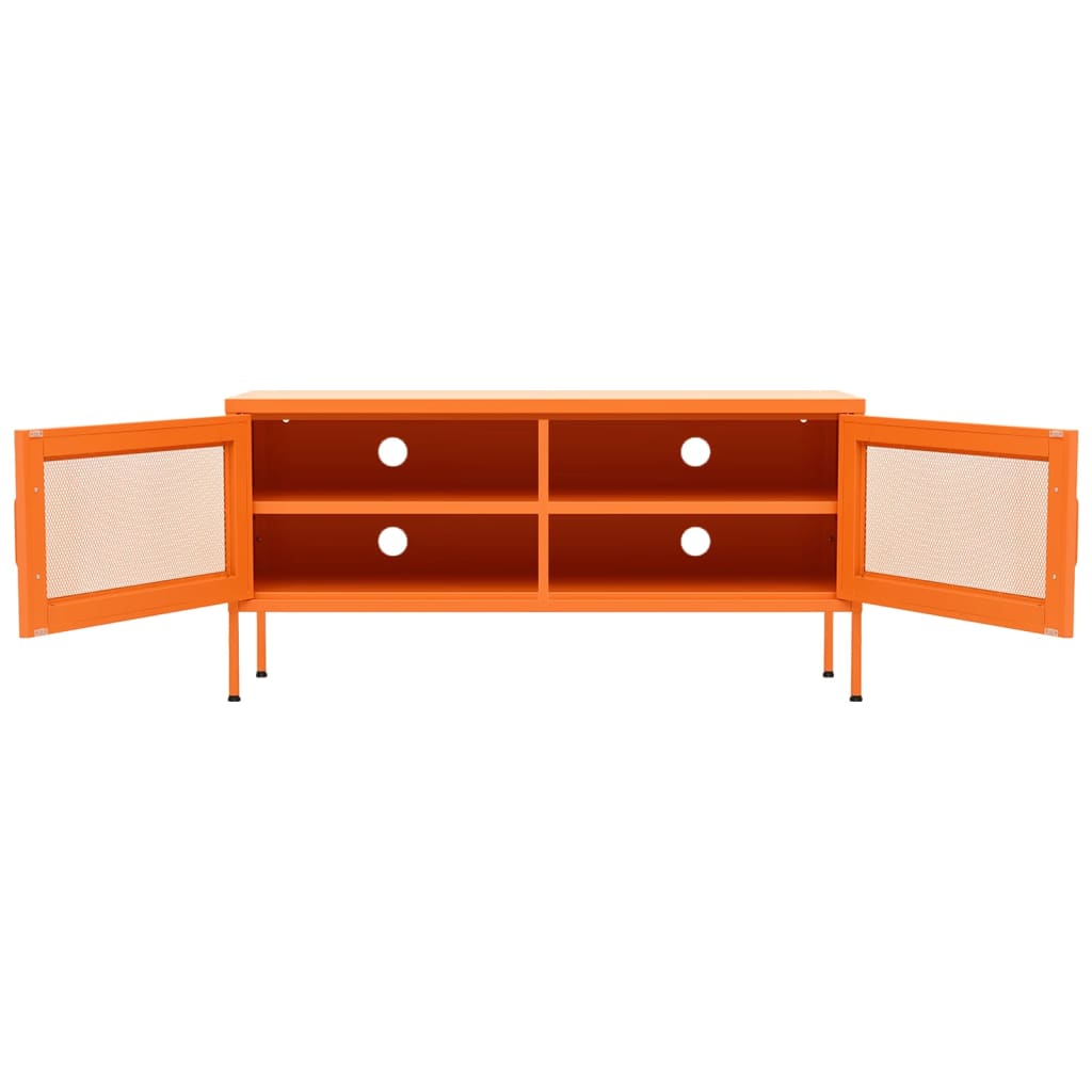 TV-Møbel DIV. TV-benk oransje 105x35x50 cm stål