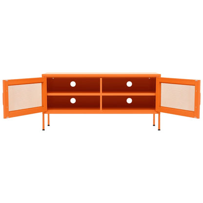 TV-Møbel DIV. TV-benk oransje 105x35x50 cm stål