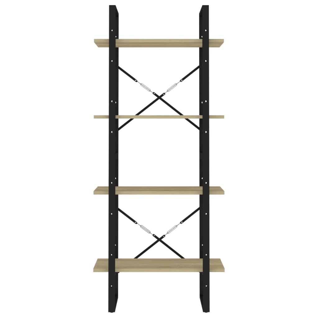 Bokhylle Sonoma Eik 4 nivå 60x30x140 cm