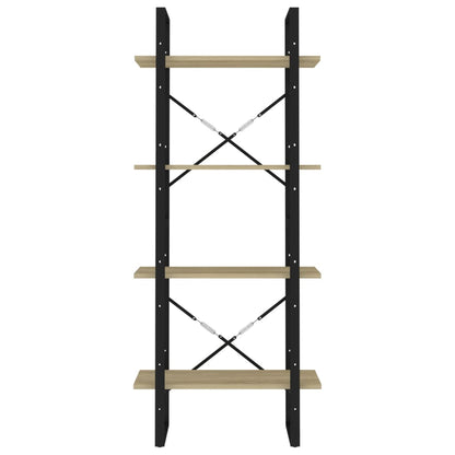 Bokhylle Sonoma Eik 4 nivå 60x30x140 cm