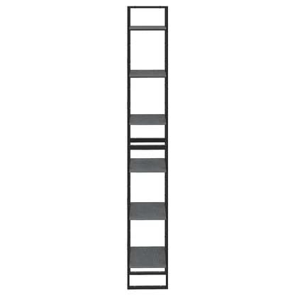 Skap Grå 40x30x210 cm heltre furu