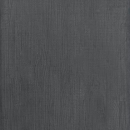 Bokhylle Grå 60x30x210 cm heltre furu
